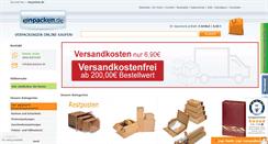 Desktop Screenshot of einpacken.de
